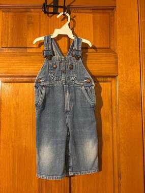 Vintage Big Mac JCPenney Denim Overalls Infant Toddler Size 18M